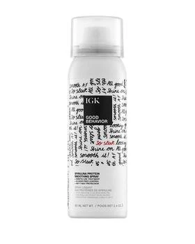 IGK Hair | Good Behavior Spirulina Protein Smoothing Spray - Travel 2.4 oz.,商家Bloomingdale's,价格¥118