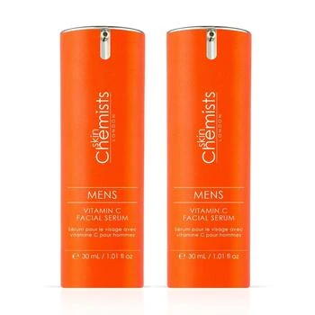 skinChemists | Men's Vitamin C Facial Serum 30ml Twin Value Savings Pack,商家Premium Outlets,价格¥117