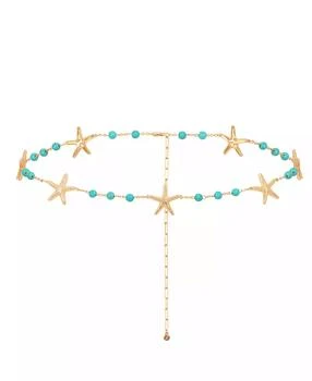 Ettika Jewelry | Starfish and Turquoise Linked Body Chain,商家Macy's,价格¥463