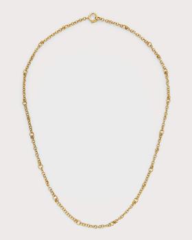 商品18k Yellow Gold Gravity Chain Necklace, 18"L图片