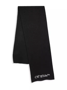 Off-White | Bookish Knit Wool Scarf 独家减免邮费