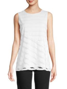 DKNY | Striped Sleeveless Top商品图片,2.1折起×额外8折, 额外八折