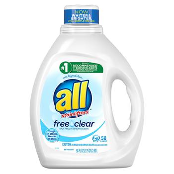 商品all | Liquid Laundry Detergent Free Clear,商家Walgreens,价格¥78图片