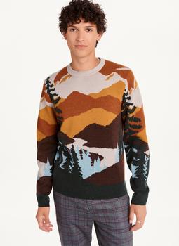DKNY | Landscape Crewneck Sweater商品图片,额外8折, 额外八折