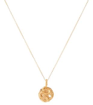 商品Alighieri | The Medusa Medallion 24kt gold-plated necklace,商家MyTheresa,价格¥1848图片