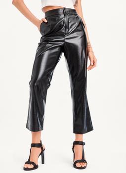 DKNY | Patent Leather Flared Pant商品图片,额外5折, 额外五折