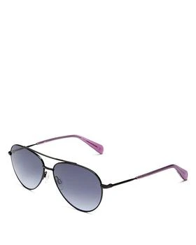 Rag & Bone | Brow Bar Aviator Sunglasses, 58mm 