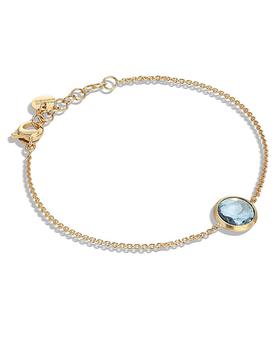商品Marco Bicego | 18K Yellow Gold Jaipur Color Blue Topaz Chain Bracelet,商家Bloomingdale's,价格¥4801图片