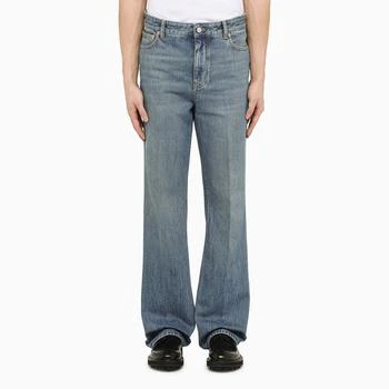 Valentino | Blue cotton baggy jeans 3.9折, 独家减免邮费