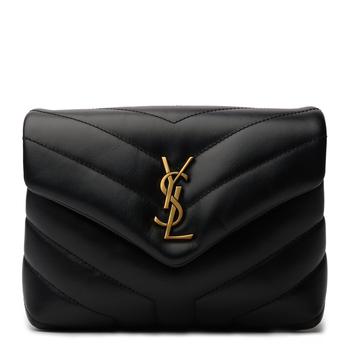推荐Saint Laurent LouLou Toy Quilted "Y" Leather Black Shoulder Strap Bag商品