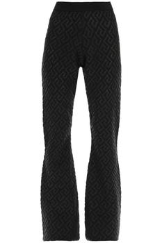 推荐Versace la greca knit flared pants商品