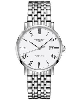Longines | Longines Elegant Collection White Dial Stainless Steel Men's Watch L4.910.4.11.6商品图片,7.5折, 独家减免邮费