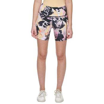 Calvin Klein | Women's Printed Side-Pocket Bike Shorts商品图片,6折