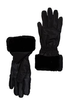ugg手套, UGG | UGG Genuine Dyed Shearling Trim Tech Gloves商品图片 5.8折