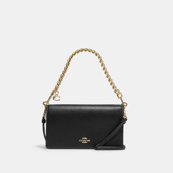 Coach Outlet Anna Foldover Clutch Crossbody With Chunky Chain,价格$130.10
