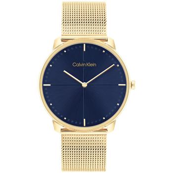 手表女ck, Calvin Klein | Unisex Gold-Tone Stainless Steel Mesh Bracelet Watch, 40mm商品图片 