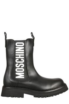 Moschino | Moschino Logo Print Chunky Boots商品图片,5.3折起