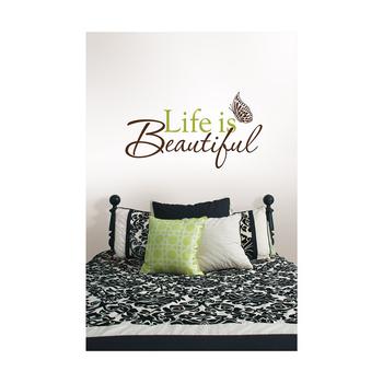 商品Brewster Home Fashions | Life Is Beautiful Wall Quote,商家Macy's,价格¥408图片