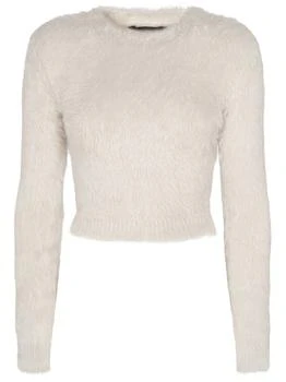 Balenciaga | Knotted Fuzzy Nylon Sweater 