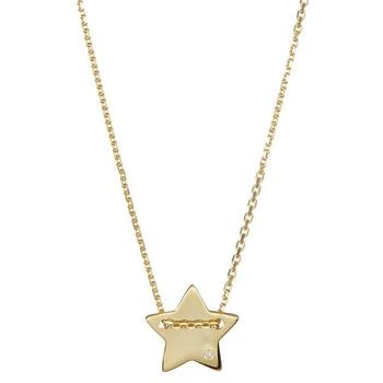ADORNIA | 14k Gold-Plated Star Charm Pendant Necklace, 16" + 2" extender 独家减免邮费