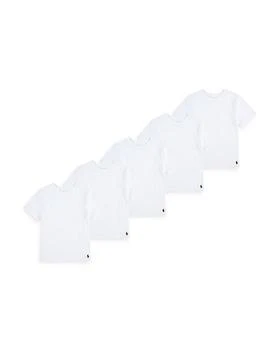 Ralph Lauren | Boys' Crewneck Undershirts, 5 Pack - Big Kid,商家Bloomingdale's,价格¥225