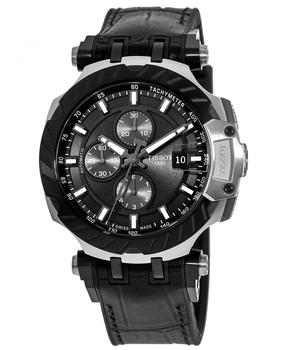 Tissot | Tissot T-Race Chronograph Grey Dial Black Rubber Strap Men's Watch T115.427.27.061.00商品图片,3.8折