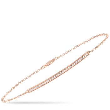 商品14K Rose Gold 0.25 ct Diamond Bracelet图片