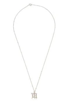 Misbhv | Misbhv M Embellished Chain Necklace,商家Cettire,价格¥813