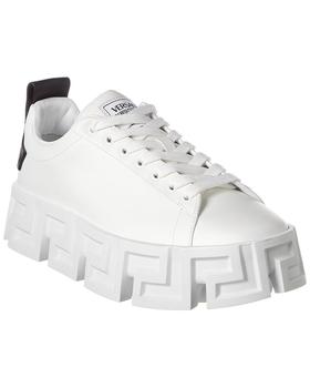 范思哲男鞋海淘, Versace | Versace Greca Labyrinth Leather Platform Sneaker商品图片 8.5折