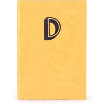 商品Sloane Stationery | Letter d designer notebook in yellow,商家BAMBINIFASHION,价格¥301图片