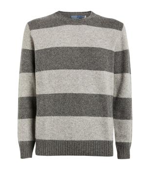 男装拉夫劳伦毛衣, Ralph Lauren | Wool-Cashmere Stripe Sweater商品图片 