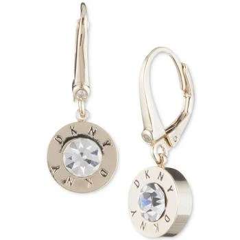 DKNY | Crystal Logo Drop Earrings, Created for Macy's,商家Macy's,价格¥149