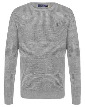 拉夫劳伦毛衣图片, Ralph Lauren | Polo Ralph Lauren Logo Embroidered Contrast-Knit Jumper商品图片 6.7折