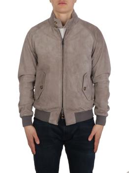 baracuta真假, Baracuta | Baracuta Men's Beige Suede Outerwear Jacket商品图片 