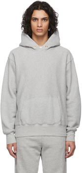 Les Tien | Grey Cropped Hoodie商品图片,4.1折