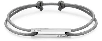 Le Gramme | 1.7 克抛光拉丝纯银手绳,商家24S,价格¥1519