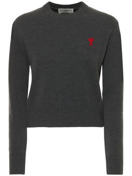 AMI | Ami De Coeur Wool Knit Sweater商品图片,额外7.5折, 额外七五折