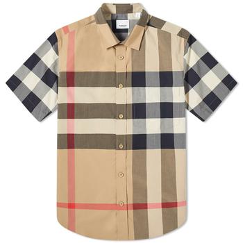 burberry短袖, Burberry | Burberry Short Sleeve Somerton Check Shirt商品图片 