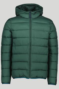 推荐Mens Paul Smith Bottle Green Hooded Fibre Down Jacket商品