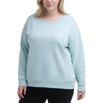 Calvin Klein | Calvin Klein Performance Womens Plus Fleece Pullover Sweatshirt商品图片,4.5折×额外9折, 额外九折