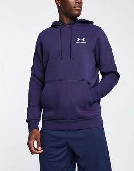 Under Armour | Under Armour Training Essential fleece hoodie in navy商品图片,