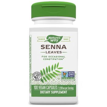 Nature's Way | Senna Leaves 450 mg Dietary Supplement Vegan Capsules商品图片,满$80享8折, 满$40享8.5折, 满折