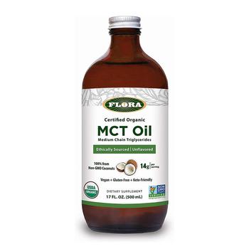 商品Flora Health Care | Flora Organic MCT Oil Liquid, 17 oz,商家MyOTCStore,价格¥117图片
