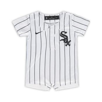 NIKE | Newborn and Infant Boys and Girls White Chicago White Sox Official Jersey Romper商品图片,