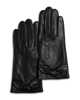 Ted Baker London | Sophiis Bow Leather Gloves,商家Bloomingdale's,价格¥818