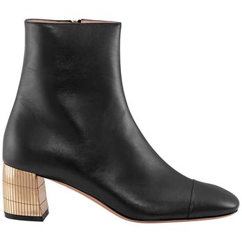 推荐Bally Emme Black Leather Ankle Boots, Brand Size 41 (US Size 10.5)商品