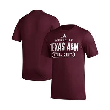 Adidas | Men's Maroon Texas A&M Aggies AEROREADY Pregame T-shirt 