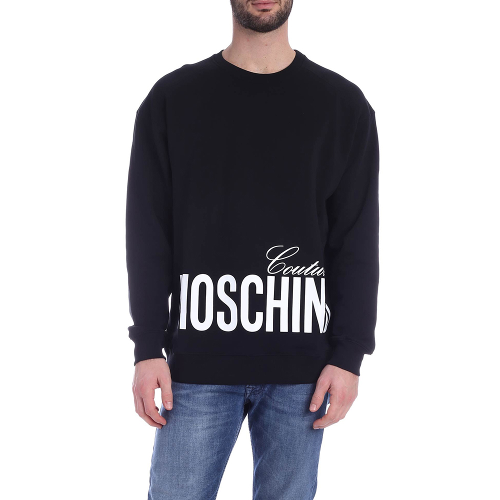 时尚莫斯奇诺卫衣男装, Moschino | MOSCHINO 男黑色男士卫衣/帽衫 ZA1708-0227-1555商品图片 独家减免邮费