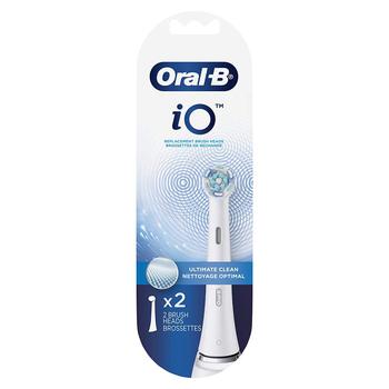 商品Oral-B | Oral-B iO Ultimate Clean Replacement Brush Heads, White, 2 Count,商家Amazon US editor's selection,价格¥177图片