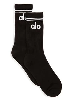 推荐Unisex Throwback Sock - Black/White商品